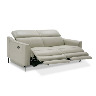 Picture of Divani Casa Eden - Modern Grey Leather Sofa