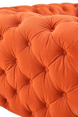 Picture of Divani Casa Delilah - Modern Orange Fabric Chair