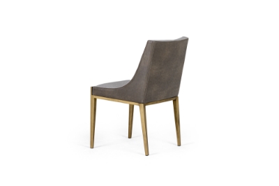 Picture of Modrest Fairview - Modern Grey & Brass Dining Chair