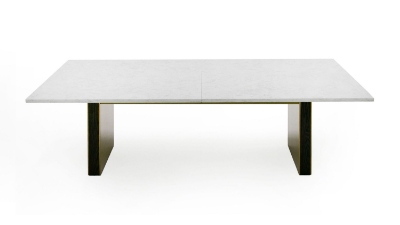 Picture of Modrest Auer - White Marble & Gold Dining Table