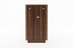 Picture of Modrest Chelton- Contemporary Walnut and White Ceramic Chest