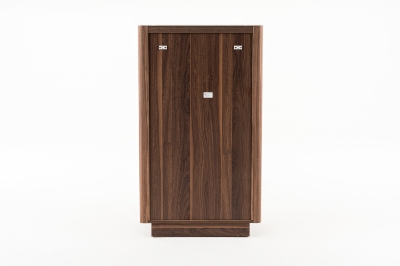 Picture of Modrest Chelton- Contemporary Walnut and White Ceramic Chest