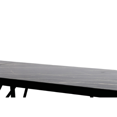 Picture of Modrest Bobby - Modern Black Ceramic Extendable Dining Table