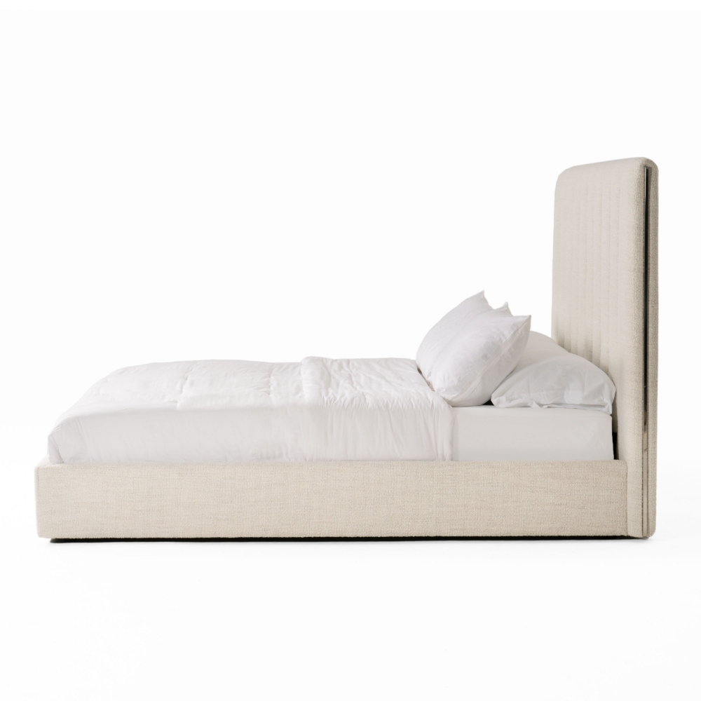 Picture of Modrest Valhalla - Contemporary White Fabric Bed