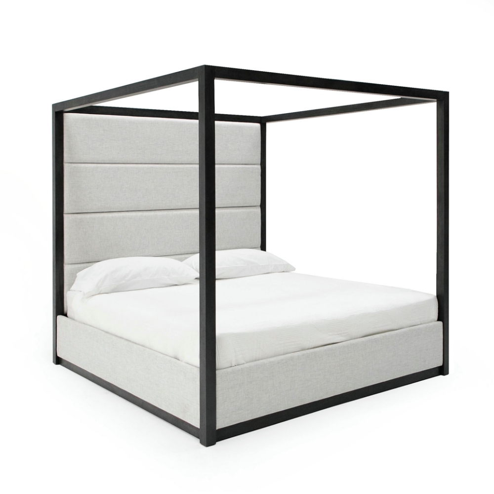 Picture of Modrest Manhattan - Contemporary Canopy Grey Bed 