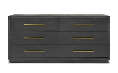 Picture of Modrest Manhattan- Contemporary Grey and Gold Dresser 