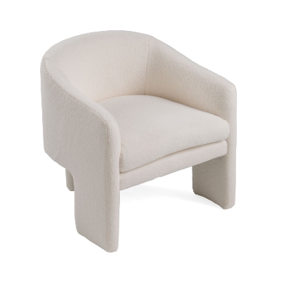 Picture of Modrest - Khan Modern Off White Fabric Accent Chair