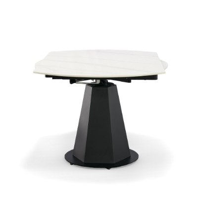 Picture of Modrest Barela - Modern Black and White Ceramic Extendable 35.5"/53" Dining Table