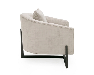 Picture of Modrest Forbis - Contemporary Grey Fabric Accent Chair