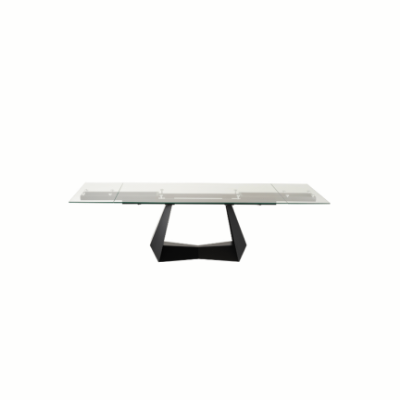 Picture of Modrest Maroney - Modern Black and Glass Extendable 70.5"/106" Dining Table