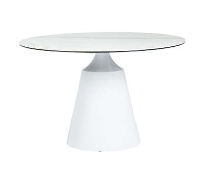 Picture of Modrest Edith - Modern Round White Ceramic Dining Table