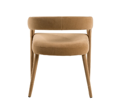 Picture of Modrest Mundra - Modern Tan Fabric Dining Chair