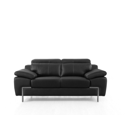 Picture of Divani Casa Grange - Modern Black Leather Sofa Set