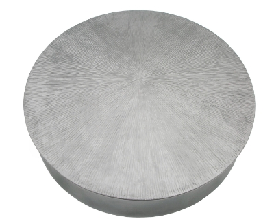 Picture of Modrest Airdrie - Modern Antique Grey Small Round Coffee Table