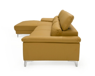 Picture of Divani Casa Sura - Modern Camel Leather Left Facing Sectional Sofa