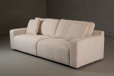 Picture of Divani Casa Gloria - Modern White Fabric Sofa