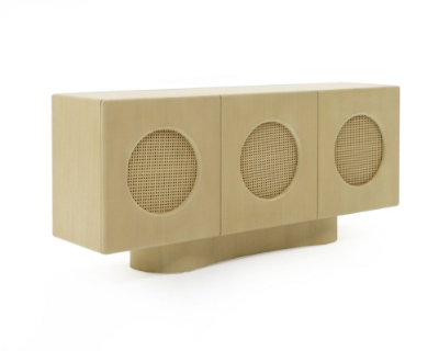 Picture of Nova Domus Osaka - Modern Natural Ash + Rattan Buffet