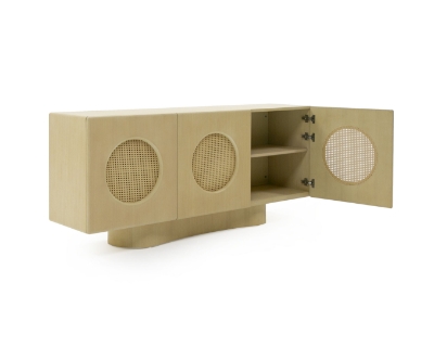 Picture of Nova Domus Osaka - Modern Natural Ash + Rattan Buffet