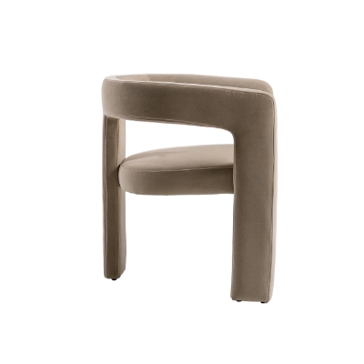 Picture of Modrest Cherish - Modern Beige Fabric Dining Chair