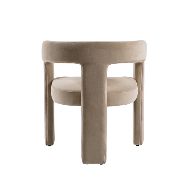 Picture of Modrest Cherish - Modern Beige Fabric Dining Chair