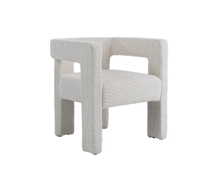 Picture of Modrest Drea - Modern White Fabric Dining Chair