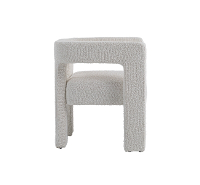 Picture of Modrest Drea - Modern White Fabric Dining Chair