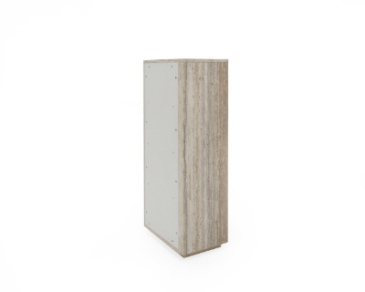 Picture of Nova Domus Roma - Modern Faux Travertine + Gold Bookcase