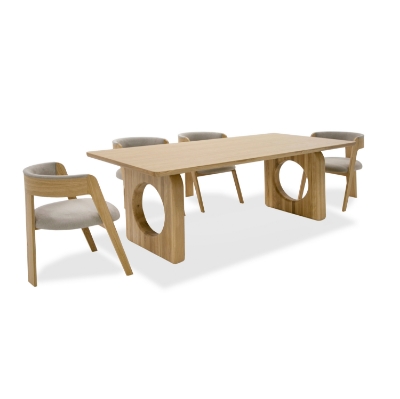 Picture of Modrest Washington - Modern Natural Oak Rectangular Dining Table