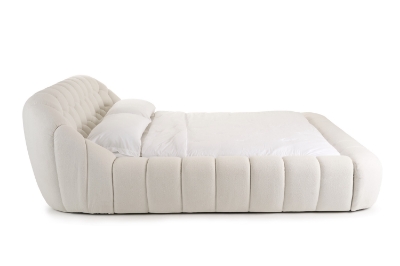 Picture of Divani Casa Yolonda - Modern Off-White Fabric Bed