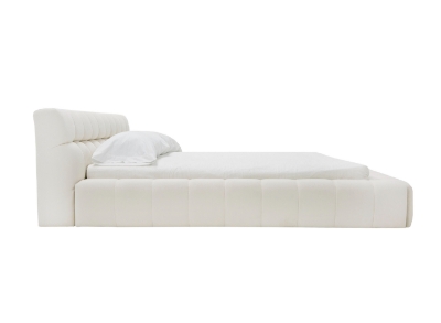 Picture of Divani Casa Tyree - Modern Tufted Off-White Fabric Bed