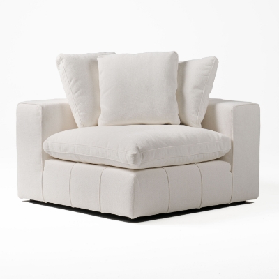 Picture of Divani Casa Vicki - Modern Off-White Fabric Modular Sectional Sofa