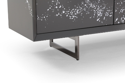 Picture of Modrest Hawick - Contemporary Dark Grey + Abstract White Paint Buffet