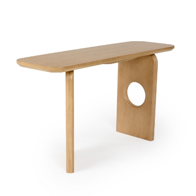 Picture of Nova Domus Oshana - Modern White Oak Console Table