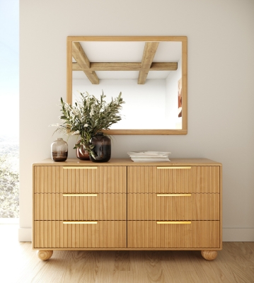 Picture of Modrest Winters - Modern Natural Oak Bedroom Set