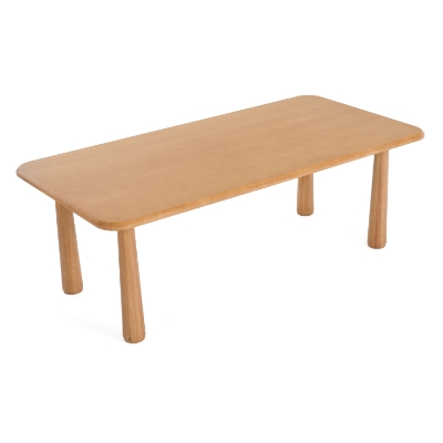 Picture of Modrest Rhea - Modern 87" Natural Acacia Rectangular Dining Table