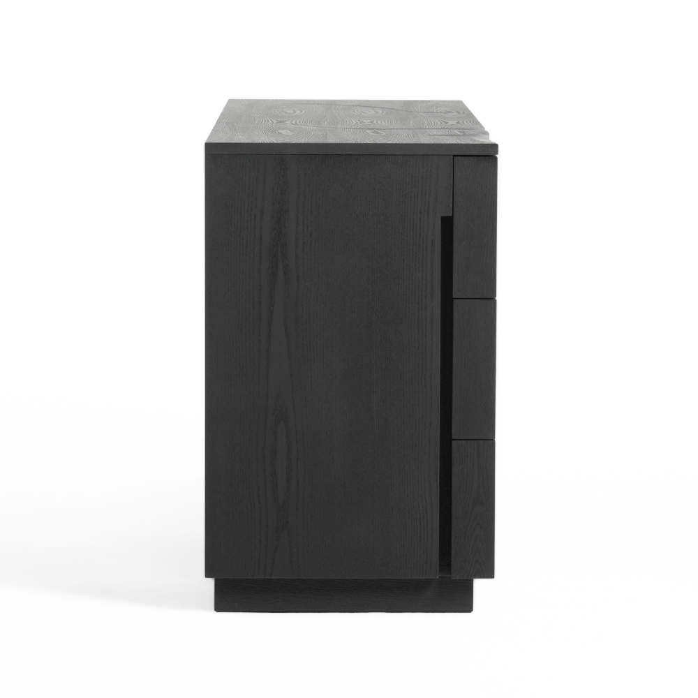 Picture of Modrest Aspen - Modern Matte Brown Ash & Silver Dresser