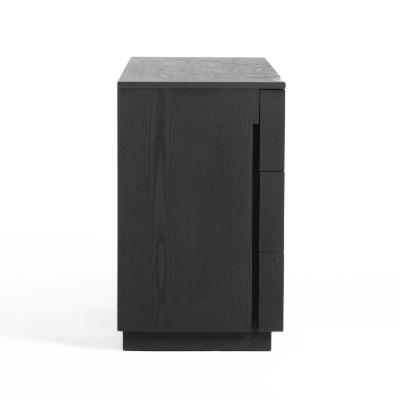 Picture of Modrest Aspen - Modern Matte Brown Ash & Silver Dresser