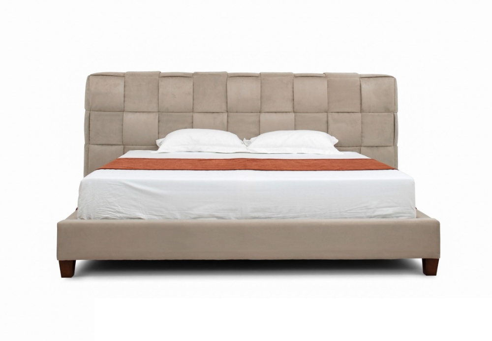 Picture of Modrest McKamey - Modern Beige Fabric Bed