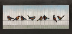 Picture of Modrest 55" x 28" Birds Oil Painting