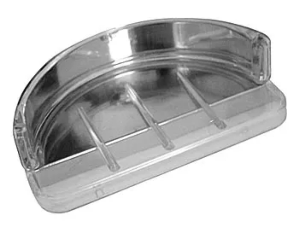 Picture of Recessed Plastic Soap Tray Clear Plastic