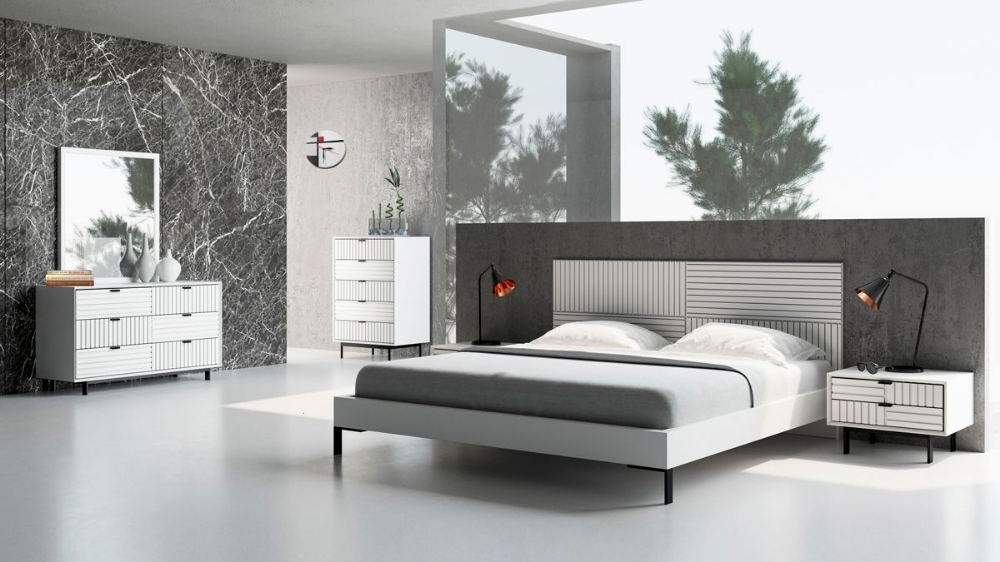 Picture of Full Nova Domus Valencia Contemporary White Bed