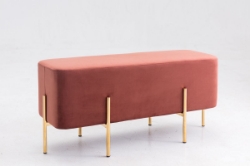 Picture of Modrest Ranger Modern Copper Fabric Bench