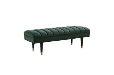 Picture of Divani Casa Ritner Modern Green Velvet Bench