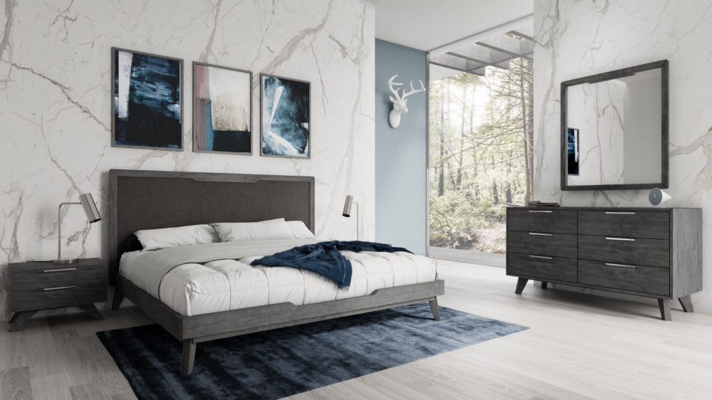 Picture of Eastern King Nova Domus Soria Modern Grey Wash Bedroom Set