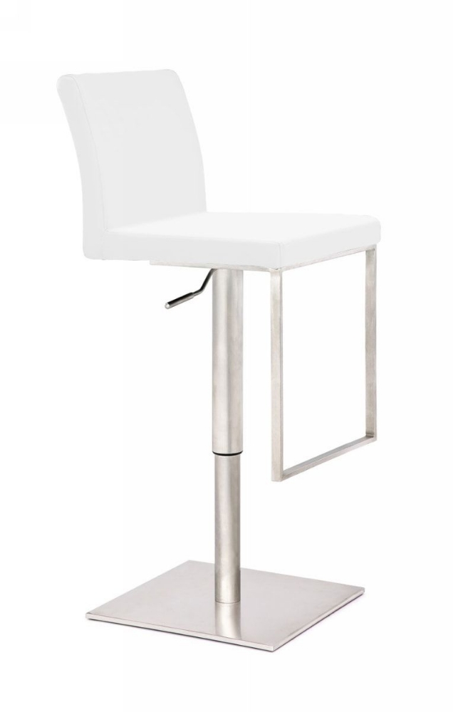 Picture of Modrest Folsum - Modern White Bar Stool