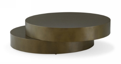 Picture of Modrest Grayson - Glam Brushed Bronze Metallic Coffee Table