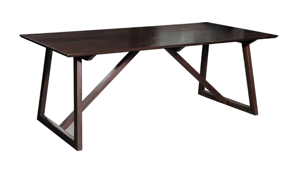 Picture of Modrest Chrissy - Modern Solid Walnut Beechwood Dining Table