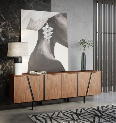 Picture of Modrest Mario - Modern Walnut Veneer Buffet