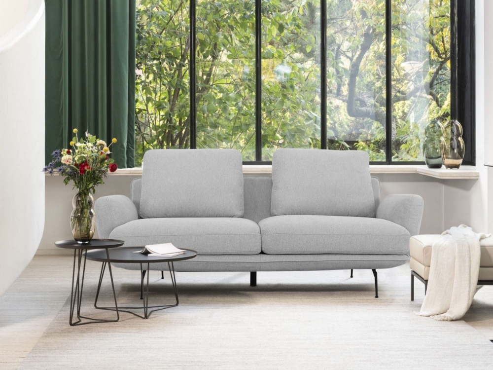 Picture of Divani Casa Dolly - Modern Light Grey Fabric Sofa