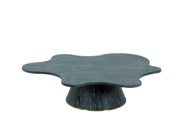 Picture of Modrest Gabbro Low - Glam Black Wood and Gold Coffee Table